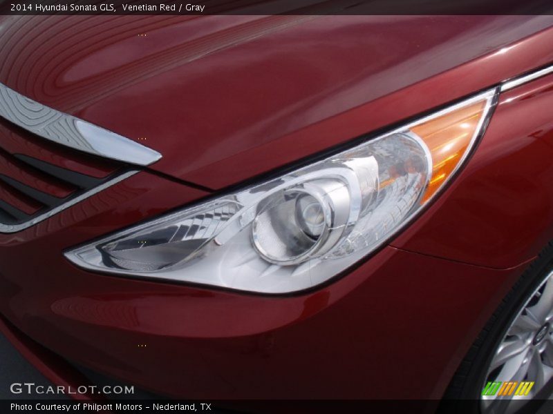 Venetian Red / Gray 2014 Hyundai Sonata GLS