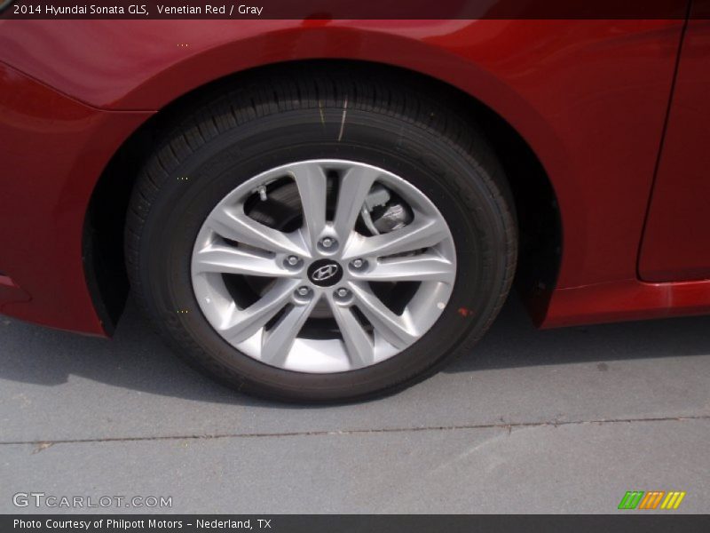 Venetian Red / Gray 2014 Hyundai Sonata GLS