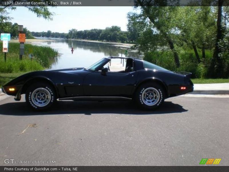 Black / Black 1979 Chevrolet Corvette T-Top