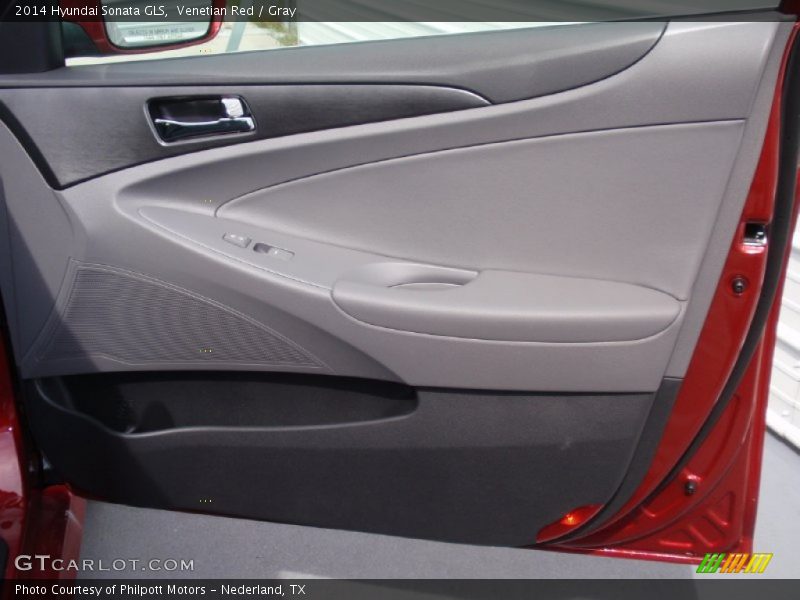 Venetian Red / Gray 2014 Hyundai Sonata GLS