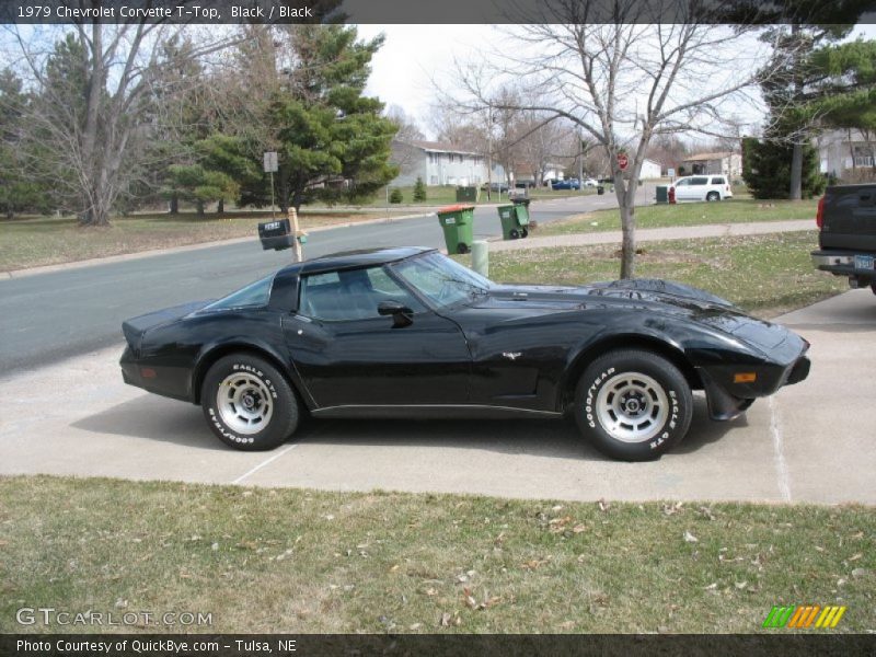 Black / Black 1979 Chevrolet Corvette T-Top