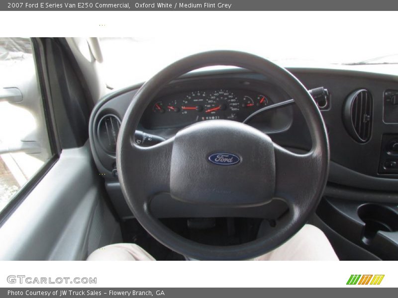Oxford White / Medium Flint Grey 2007 Ford E Series Van E250 Commercial
