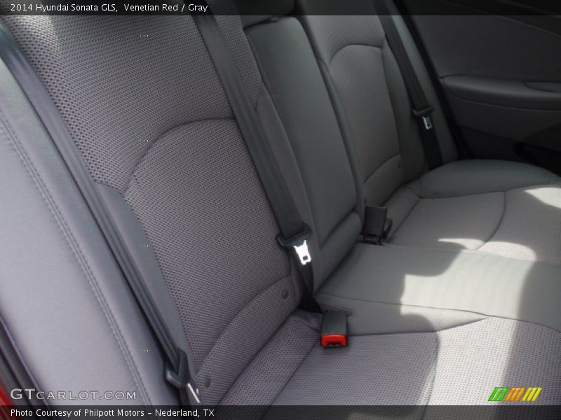 Venetian Red / Gray 2014 Hyundai Sonata GLS