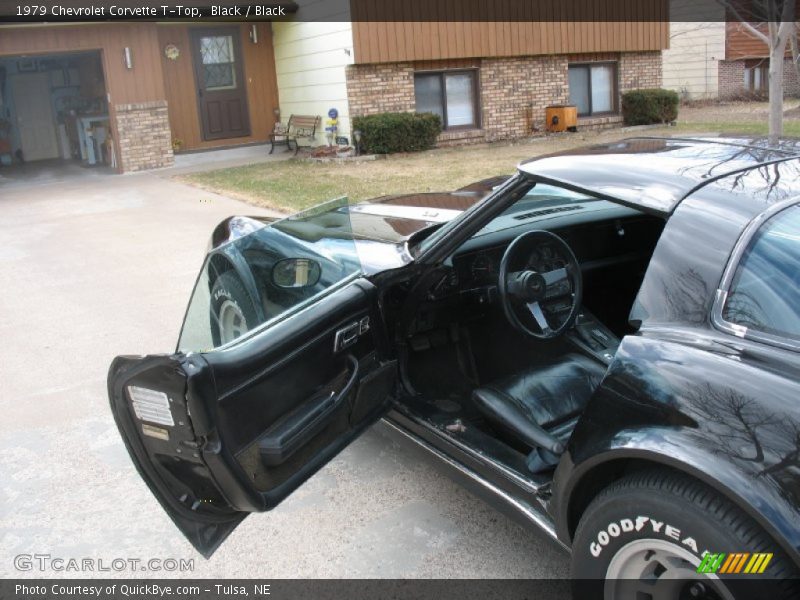 Black / Black 1979 Chevrolet Corvette T-Top