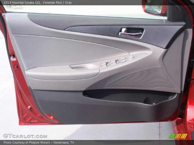 Venetian Red / Gray 2014 Hyundai Sonata GLS