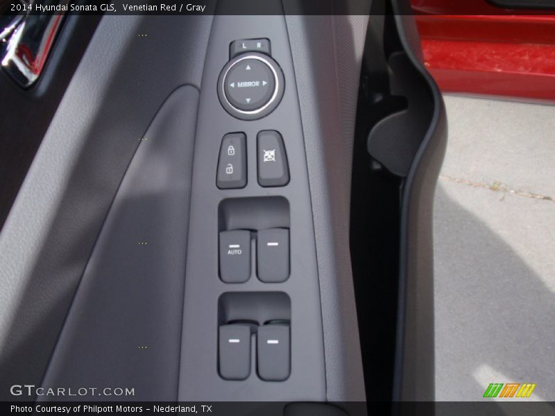 Venetian Red / Gray 2014 Hyundai Sonata GLS