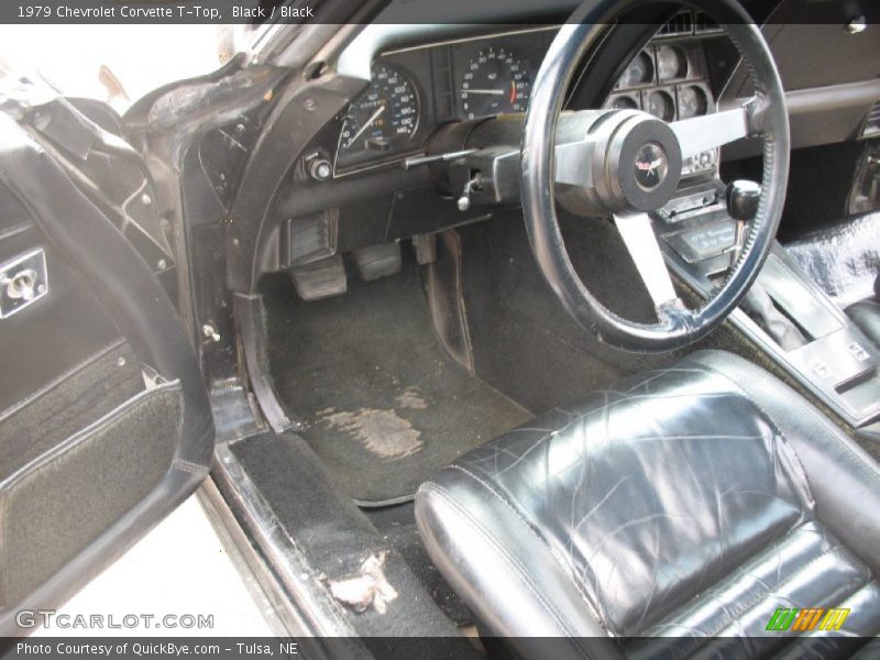 Black / Black 1979 Chevrolet Corvette T-Top