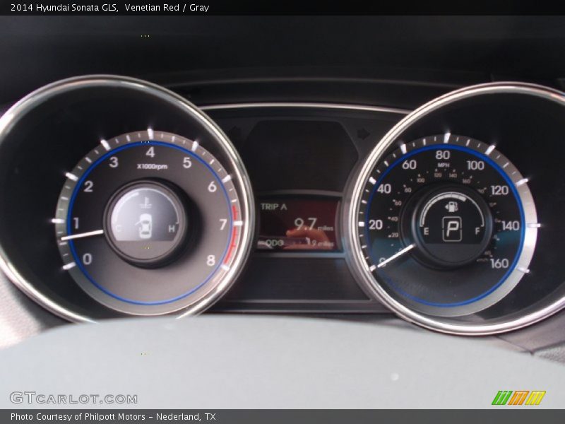 Venetian Red / Gray 2014 Hyundai Sonata GLS