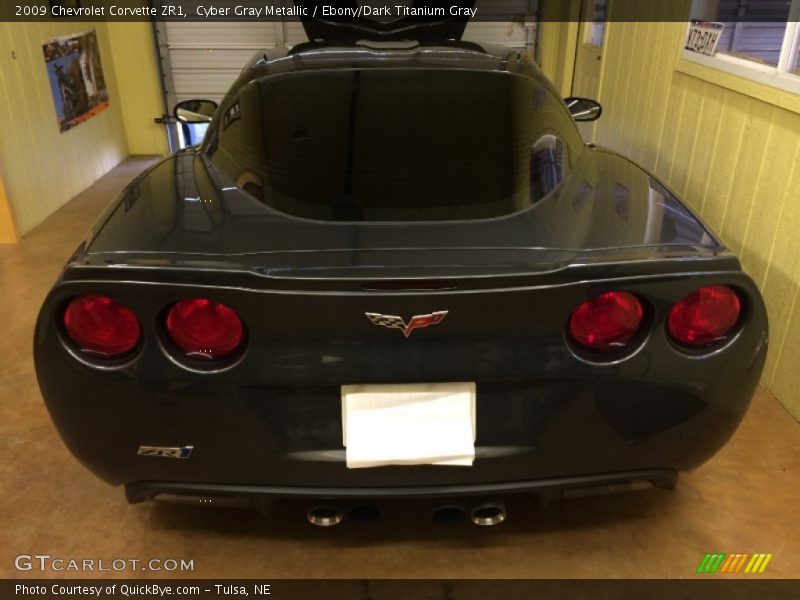 Cyber Gray Metallic / Ebony/Dark Titanium Gray 2009 Chevrolet Corvette ZR1