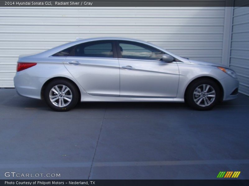 Radiant Silver / Gray 2014 Hyundai Sonata GLS
