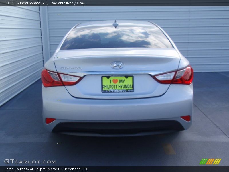 Radiant Silver / Gray 2014 Hyundai Sonata GLS