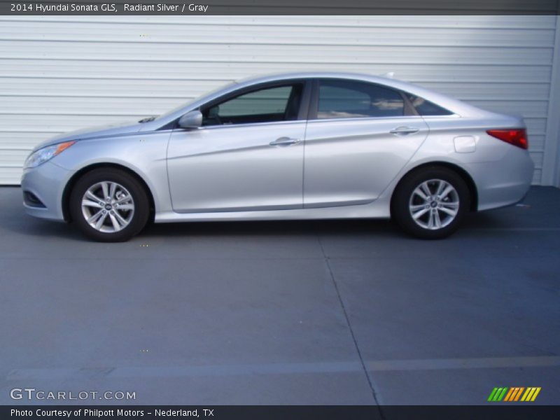 Radiant Silver / Gray 2014 Hyundai Sonata GLS