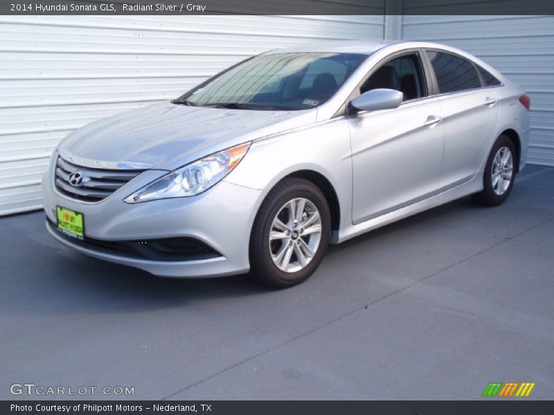 Radiant Silver / Gray 2014 Hyundai Sonata GLS