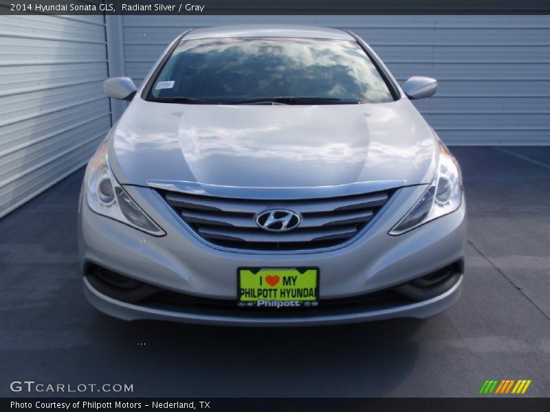 Radiant Silver / Gray 2014 Hyundai Sonata GLS