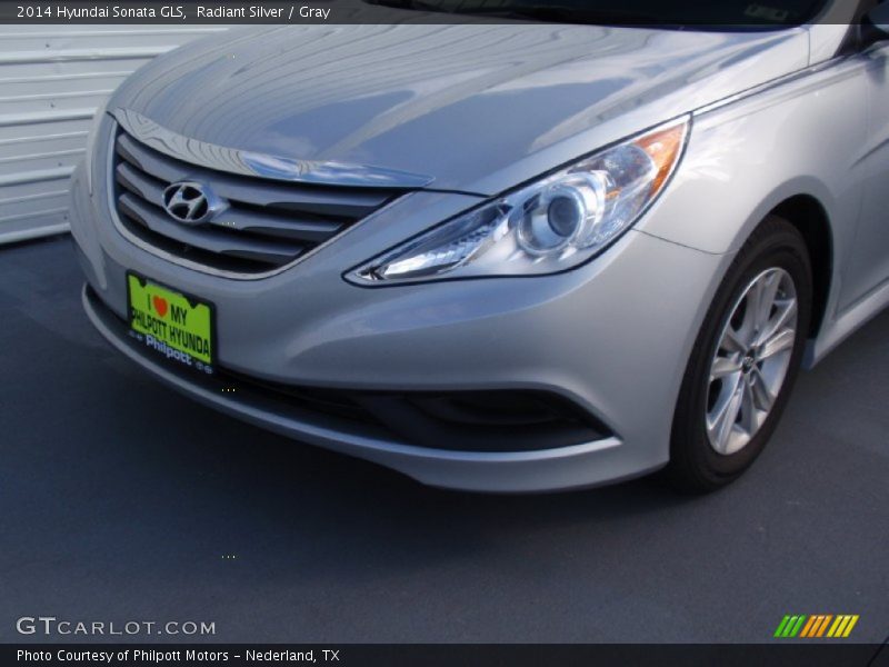 Radiant Silver / Gray 2014 Hyundai Sonata GLS