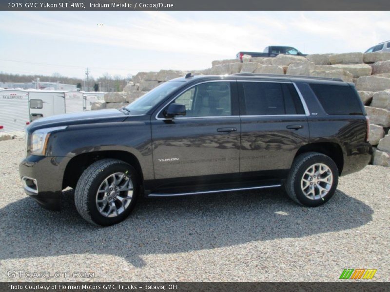 Iridium Metallic / Cocoa/Dune 2015 GMC Yukon SLT 4WD