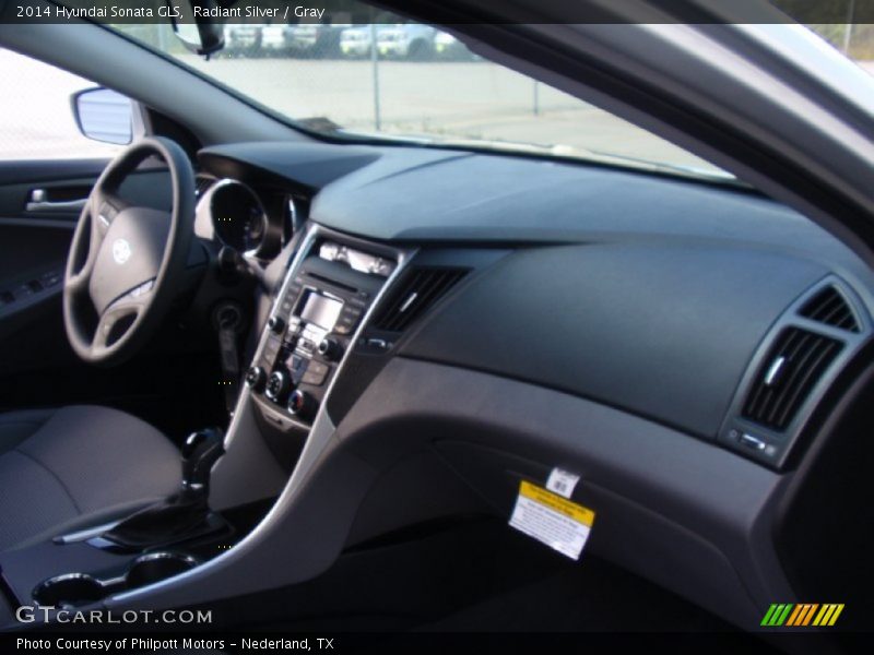 Radiant Silver / Gray 2014 Hyundai Sonata GLS