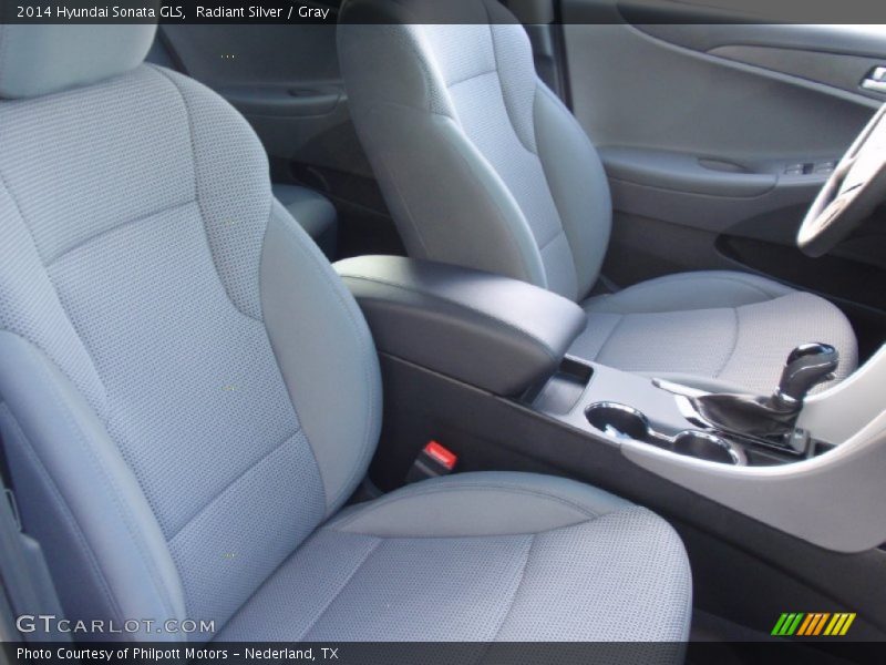 Radiant Silver / Gray 2014 Hyundai Sonata GLS