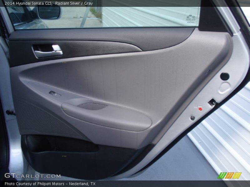 Radiant Silver / Gray 2014 Hyundai Sonata GLS
