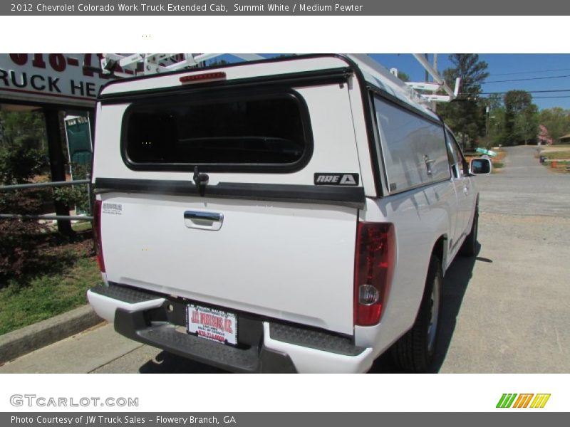 Summit White / Medium Pewter 2012 Chevrolet Colorado Work Truck Extended Cab