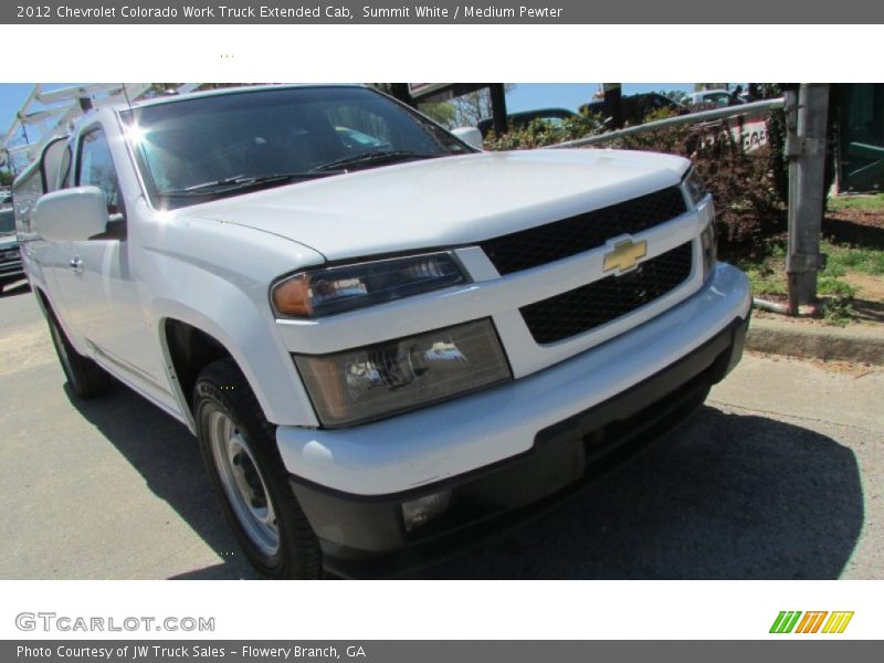 Summit White / Medium Pewter 2012 Chevrolet Colorado Work Truck Extended Cab