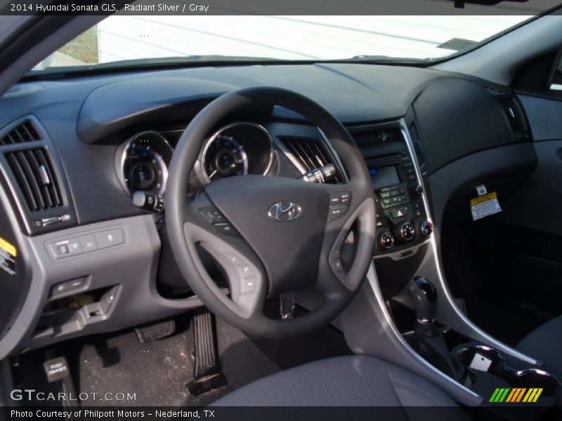 Radiant Silver / Gray 2014 Hyundai Sonata GLS