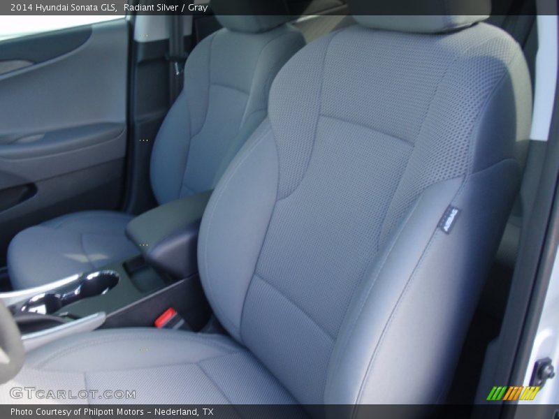 Radiant Silver / Gray 2014 Hyundai Sonata GLS