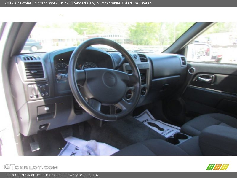 Summit White / Medium Pewter 2012 Chevrolet Colorado Work Truck Extended Cab