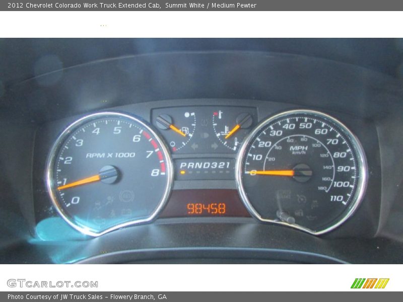 Summit White / Medium Pewter 2012 Chevrolet Colorado Work Truck Extended Cab