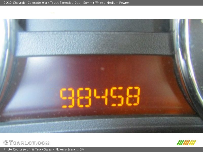 Summit White / Medium Pewter 2012 Chevrolet Colorado Work Truck Extended Cab