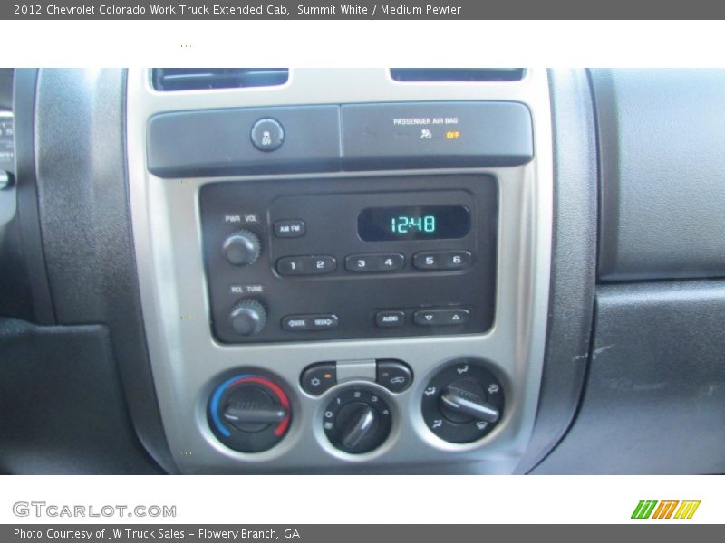 Summit White / Medium Pewter 2012 Chevrolet Colorado Work Truck Extended Cab