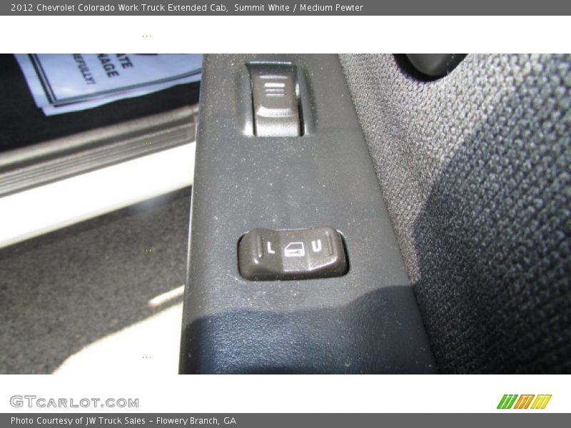 Summit White / Medium Pewter 2012 Chevrolet Colorado Work Truck Extended Cab