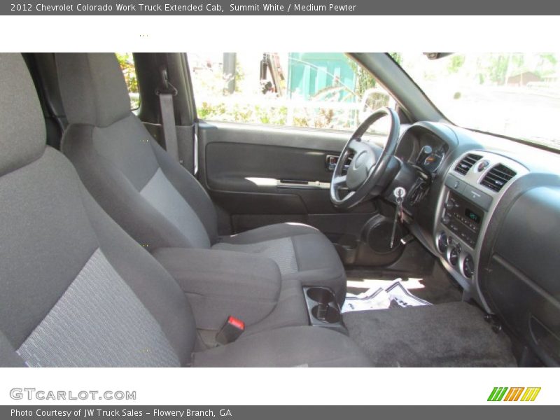 Summit White / Medium Pewter 2012 Chevrolet Colorado Work Truck Extended Cab