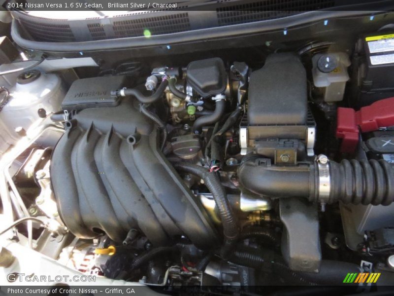Brilliant Silver / Charcoal 2014 Nissan Versa 1.6 SV Sedan