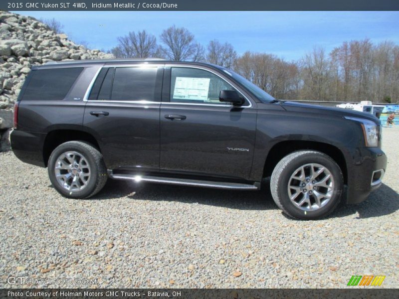 Iridium Metallic / Cocoa/Dune 2015 GMC Yukon SLT 4WD