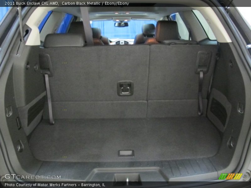 Carbon Black Metallic / Ebony/Ebony 2011 Buick Enclave CXL AWD