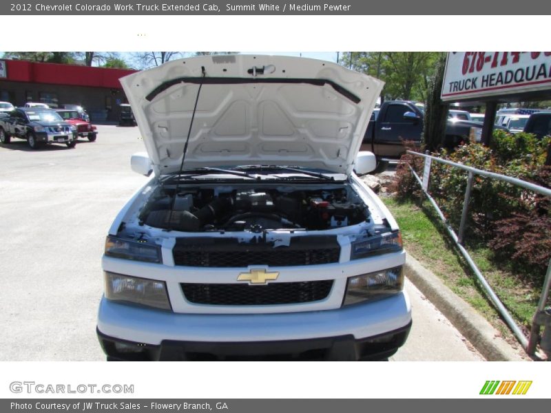 Summit White / Medium Pewter 2012 Chevrolet Colorado Work Truck Extended Cab