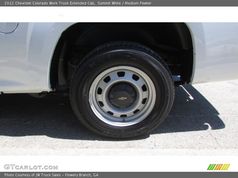 Summit White / Medium Pewter 2012 Chevrolet Colorado Work Truck Extended Cab