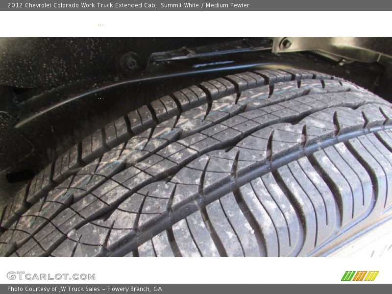 Summit White / Medium Pewter 2012 Chevrolet Colorado Work Truck Extended Cab