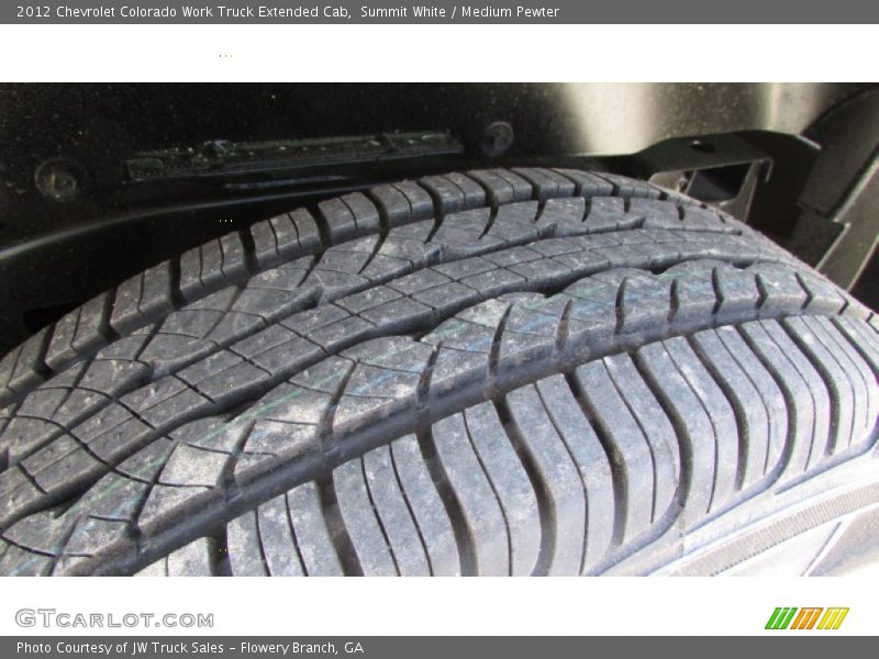 Summit White / Medium Pewter 2012 Chevrolet Colorado Work Truck Extended Cab