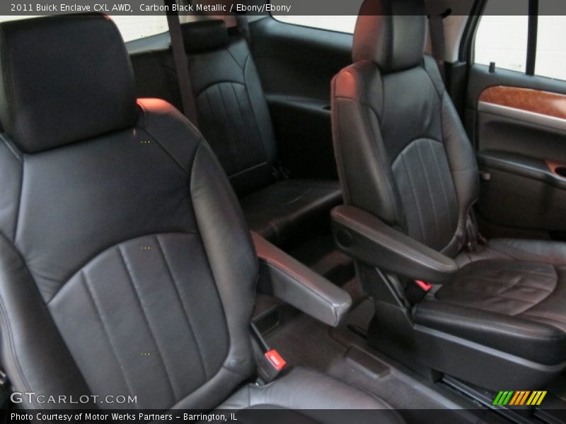 Carbon Black Metallic / Ebony/Ebony 2011 Buick Enclave CXL AWD