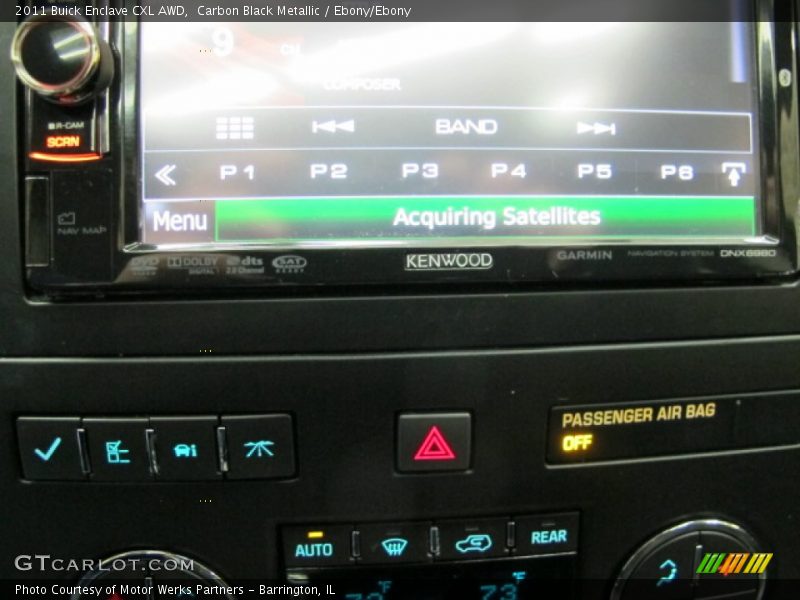 Carbon Black Metallic / Ebony/Ebony 2011 Buick Enclave CXL AWD