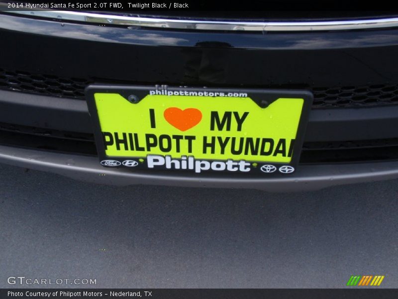 Twilight Black / Black 2014 Hyundai Santa Fe Sport 2.0T FWD
