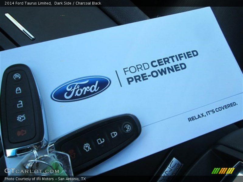 Dark Side / Charcoal Black 2014 Ford Taurus Limited