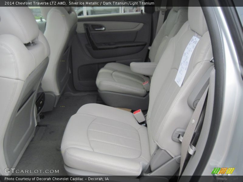 Silver Ice Metallic / Dark Titanium/Light Titanium 2014 Chevrolet Traverse LTZ AWD