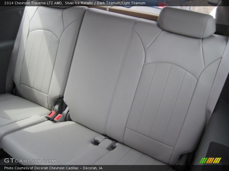 Silver Ice Metallic / Dark Titanium/Light Titanium 2014 Chevrolet Traverse LTZ AWD
