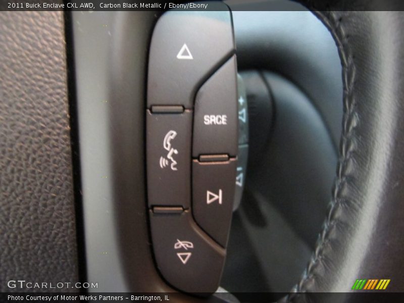 Carbon Black Metallic / Ebony/Ebony 2011 Buick Enclave CXL AWD