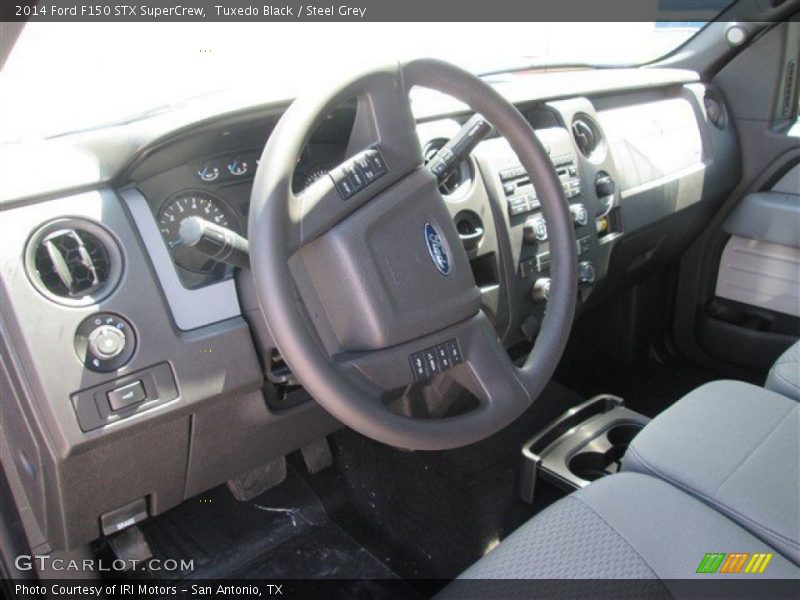 Tuxedo Black / Steel Grey 2014 Ford F150 STX SuperCrew
