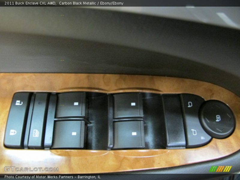 Carbon Black Metallic / Ebony/Ebony 2011 Buick Enclave CXL AWD