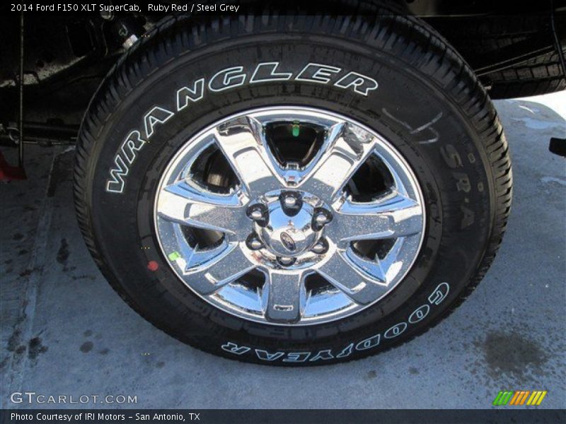 Ruby Red / Steel Grey 2014 Ford F150 XLT SuperCab